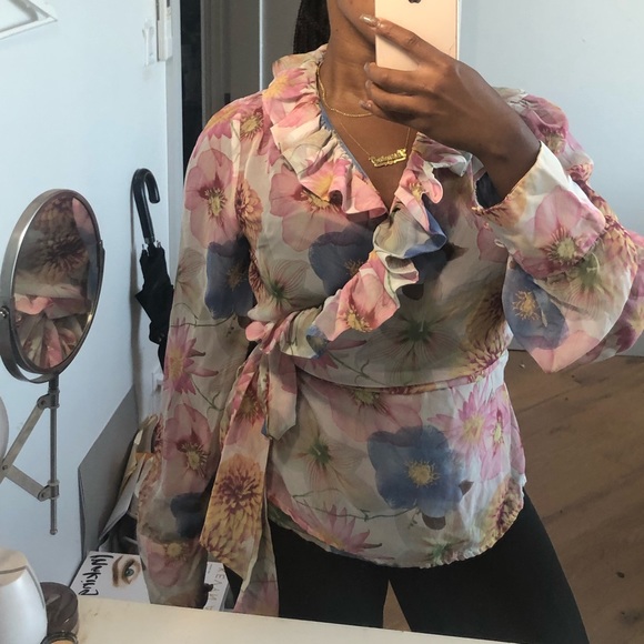 Vintage Floral Blouse - Picture 3 of 5